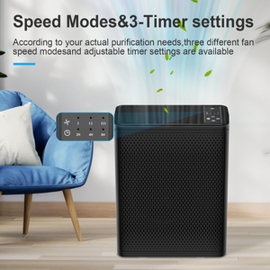 Purificador de aire con filtro de carbón HEPA portátil para habitaciones grandes Fuente de alimentación manual OEM/ODM para hogares Producto de EE. UU. - Product Image 4