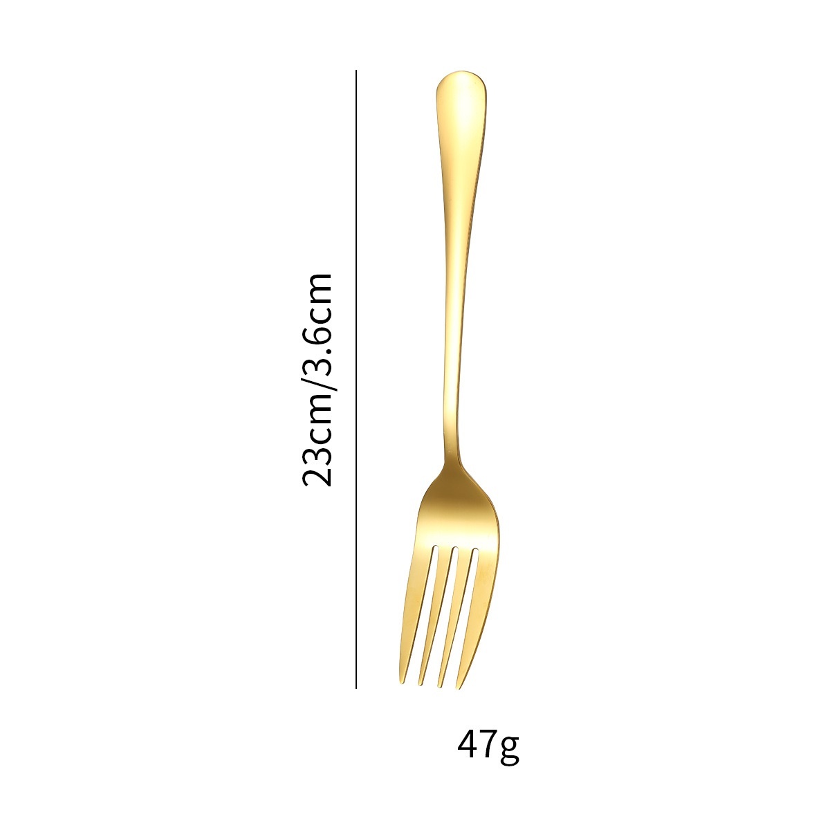 Fourchette de service en or