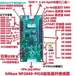 Juegos de Arcade Box360 USB Board Zero Delay Support para PC Android Gamepad Controller DIY Arcade Button Cable Juegos que funcionan con monedas