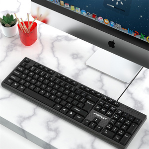Teclado con cable de LVKI-k5c, tapa negra adecuada para Notebook, accesorios de juego y Accesorios de ordenador - Product Image 6