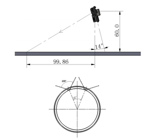 YDLIDAR GS2 Módulo de sensor de rango LiDAR de estado sólido para navegación de robot y barrido de evitación de obstáculos - Product Image 5