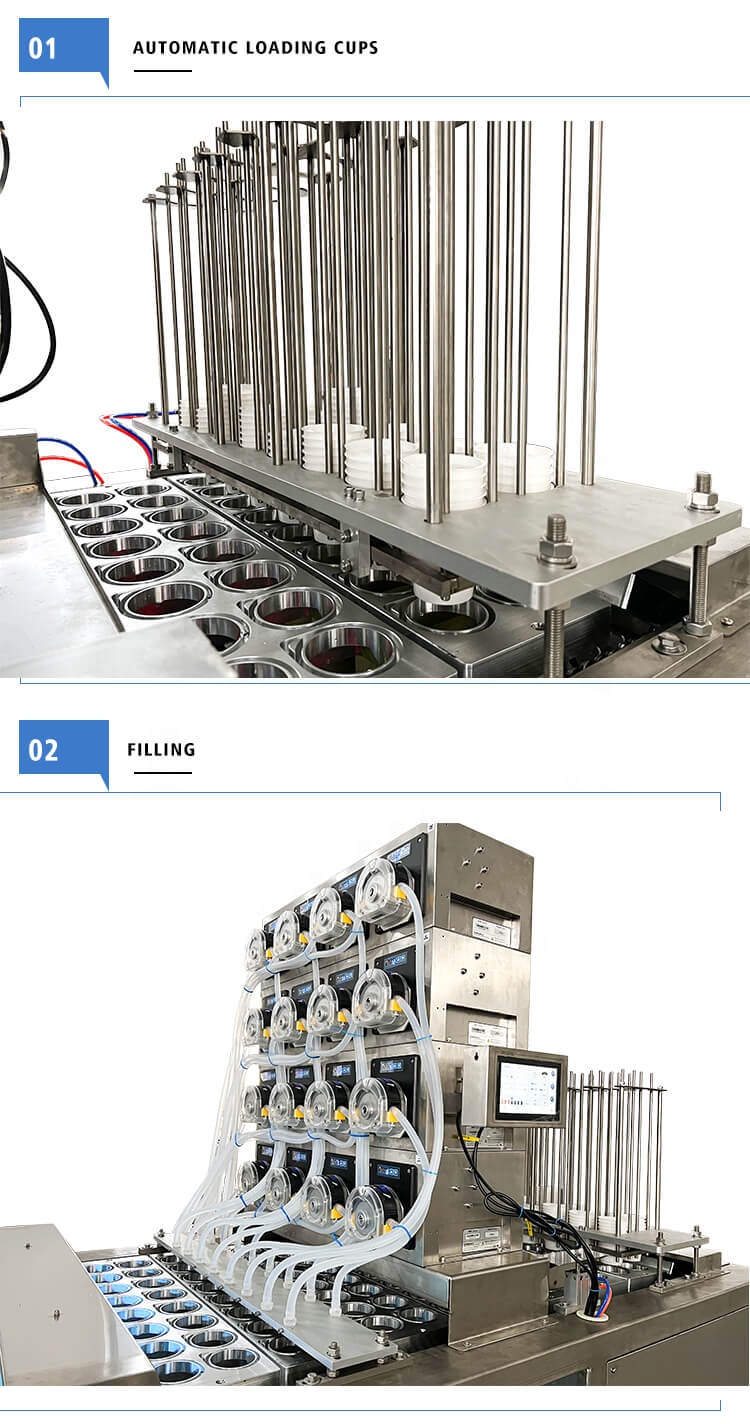Shanghai Joygoal high quality liquid filling machine cup water filling sealing machine