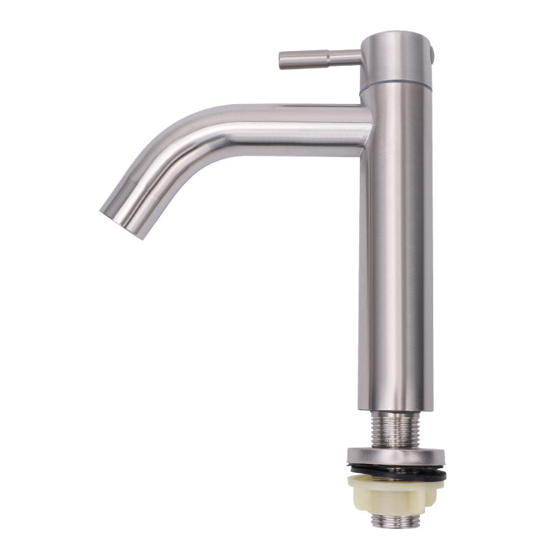 Deck Curved Spout Faucet