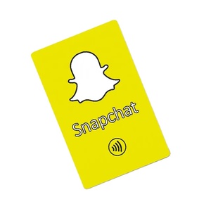 カスタマイズ可能13.56Mhz NFC QRコード213/215/216 PVCカードRFIDミニタグ付きFacebook/Ins/Yelpレビュー - Product Image 1