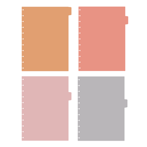 8 टैब 11-डिस्क सूचकांक डिवाइडर लेटर आकार को डिस्बाउंड नोटबुक या योजनाकारों के लिए - Product Image 5