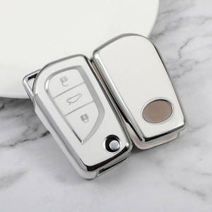 แฟชั่น TPU ปลอกหุ้มกุญแจรถสำหรับ Toyota Yaris x VIO ที่วางพวงกุญแจรถยนต์อุปกรณ์เสริมไร้กุญแจ - Product Image 2