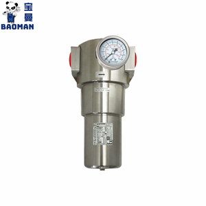 İtalya Sitecna F serisi yüksek akış filtresi coa316l 1/4 ''NPT kaplama filtreleme elemanı ile, SS basınç göstergesi - Product Image 4