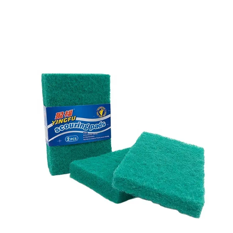 Heavy Duty Green kitchen cleaning nylon cleaning abrasive bulk scrub scrubber roll scouring pad
