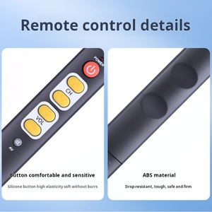 X903 6 tuşları kolay işletmek Rf Ir uzaktan kumanda büyük düğme öğrenme uzaktan Tv Set-top Box Dvd için uzaktan kumanda - Product Image 4