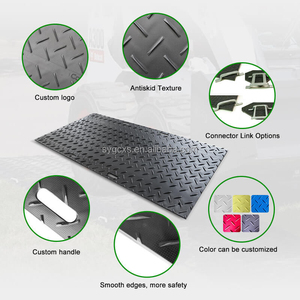 Heavy Duty 4x8 Plastic Uhmwpe <strong>Hdpe</strong> Temporary Construct Excavator Road Mats Swamp Ground Floor Mat - Product Image 4