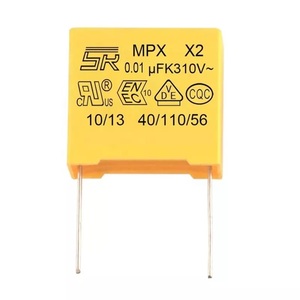 金属化聚丙烯薄膜交流电容器0.01uF 0.1uf k x2 275v mkp x2电容器制造 - Product Image 1