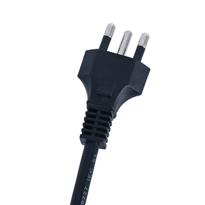 メーカー直販ブラジル3ピンAC電源コード丈夫で耐久性のあるオールインワンエクステンションコード