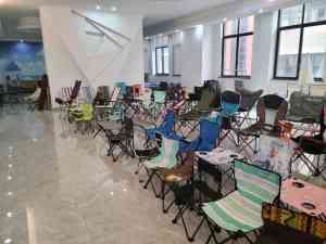 كرسي تخييم قابل للطي من الألومنيوم قابل للطي من المصنع مباشرة للتخييم في الهواء الطلق - Product Image 6