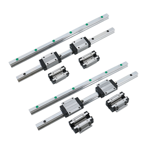 HLTNC HGR20 15 25 Riel de guía lineal cuadrado 2 piezas + 4 piezas HGHCA/HGWCC Flang Carros de bloque deslizante para enrutador - Product Image 6