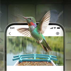 Alimentador de pájaros inteligente mejorado con IA, cámara WiFi, grabación de vídeo automática, identificación de especies, Sensor CMOS, datos de tarjeta de memoria en la nube - Product Image 6