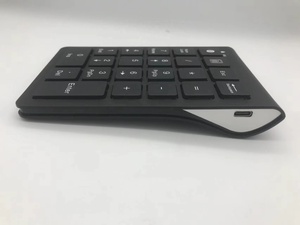 Teclado numérico inalámbrico Bluetooth 22 teclas Mini teclado numérico para portátil, escritorio, PC Windows, iOS, Android