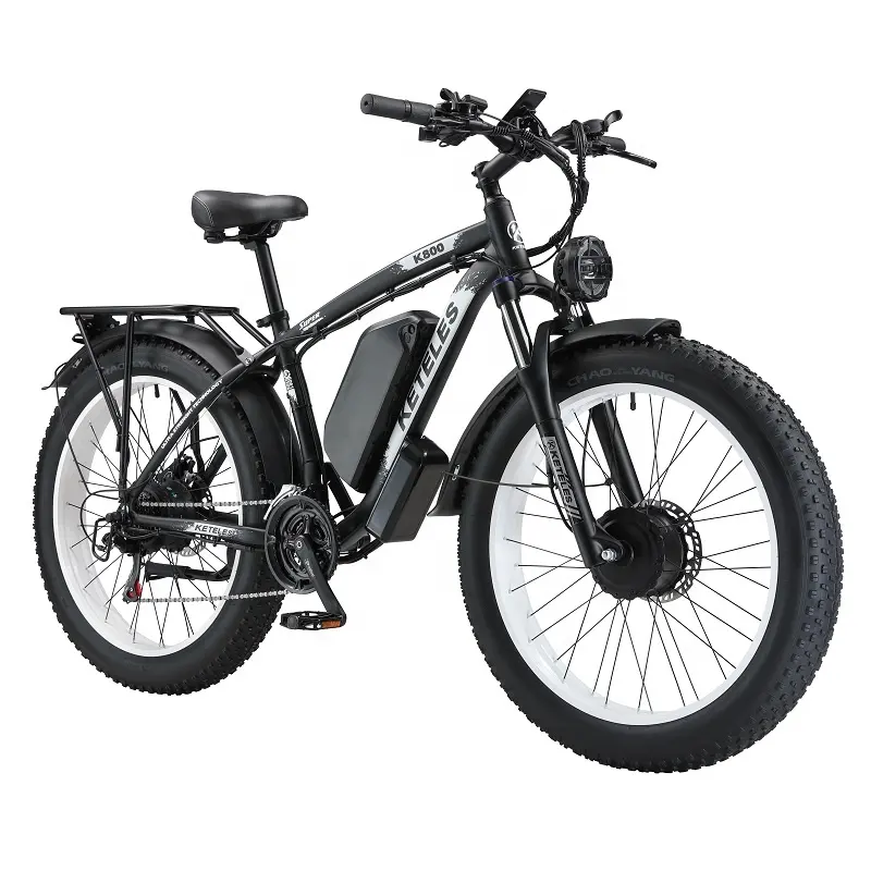 공장 직매 최상 전기 자전거 이중 모터 2000W 고성능 23Ah 큰 건전지 E 자전거 장거리 전기 자전거