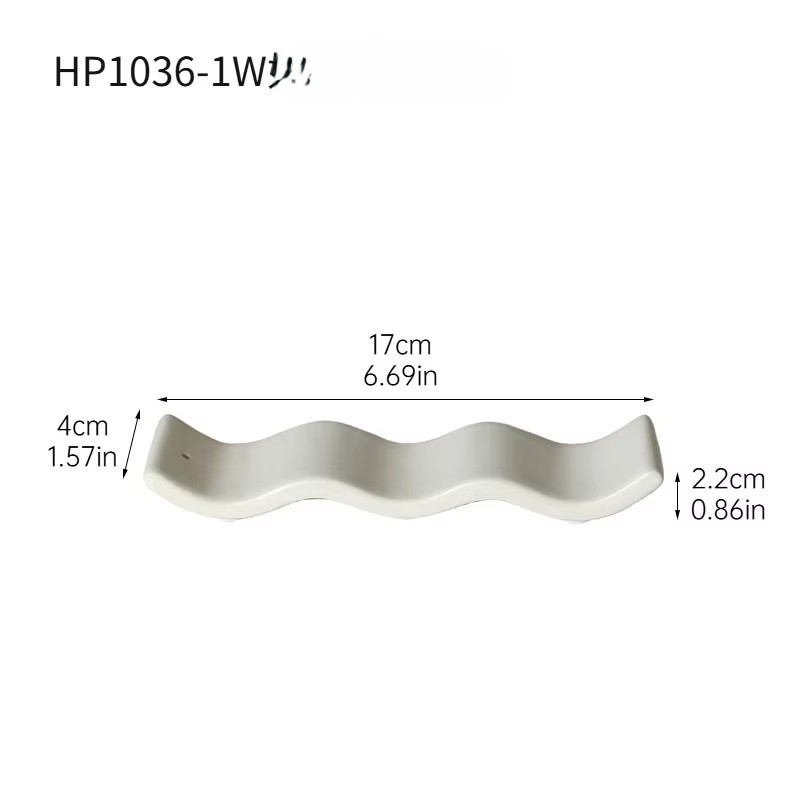HP1036-1W tapón de incienso blanco lechoso