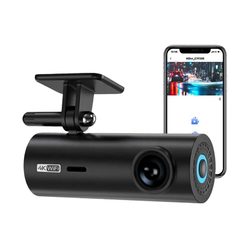 Neue Factory Outlet 4K HD Nachtsicht auto DVR WiFi Mini Hidden Dash Cam mit 1 Jahr Garantie für Autos Black Box Aufnahme