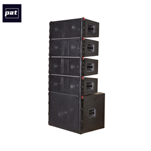 Hot Khuyến mãi giá rẻ âm thanh chuyên nghiệp thiết bị âm thanh đôi 10inch hoạt động dòng mảng Loa Set cho đám cưới/nhà thờ - Product Image 2