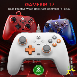 GameSir T7 PC XboxシリーズS Xbox One S Windows 10/11スチームホール効果振動ゲームパッドGameSir有線ゲームコントローラ - Product Image 2