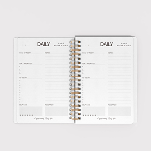 2026 datata A5 formato Daily Planner Notebook con schede mensili colorato vita marina Design e Logo personalizzato - Product Image 4