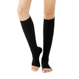 カスタムデザインプロフェッショナルクラス2 Varicose静脈ソックスL,XL,XXL 23-32 MmHgオープントゥベージュ圧縮ソックス - Product Image 6