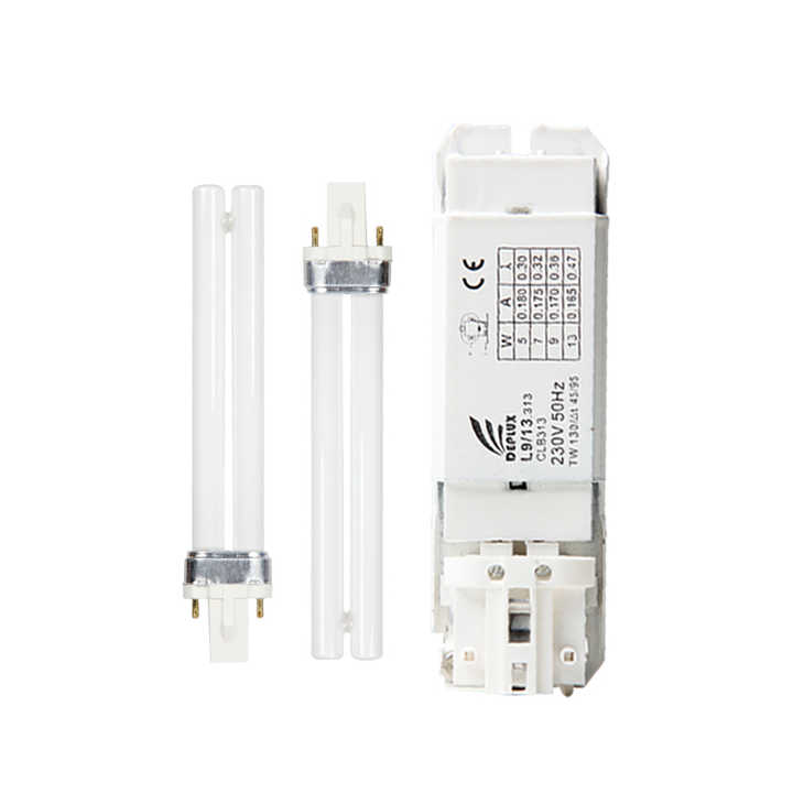 220V विद्युत चुम्बकीय रोड़े के साथ G23 lampholder 5w 7w 9w 11w पी एल PLS गिट्टी