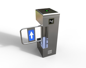Automatic Swipe Card Access Control for Door <strong>Entry</strong> Pass System Swing Barrier Gate With Qr Code Reader Speed Gate Access Control - Product Image 5