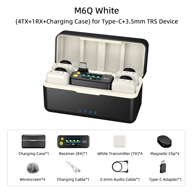 White M6Q 1-to-4