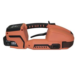 Gute Waren Elektrisch angetriebene halbautomat ische Umreifung maschine für Koffer-und Dosen verpackungs papier Knöchel riemen für Kabel maschinen - Product Image 1