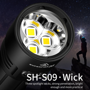 Nhà cung cấp chuyên nghiệp Đèn pin LED sạc lại xu hướng năm 2025, chống nước, hợp kim nhôm, đèn pin chiến thuật EDC 5000 lumen - Product Image 3