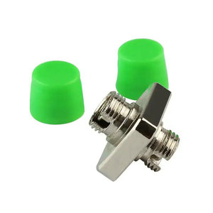 FC/APC FC-FC kare adaptör yeşil şapka fiber optik tek modlu tek plex metal adaptörü - Product Image 3