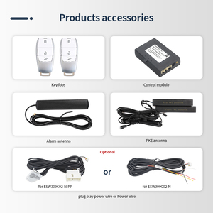 EASYGUARD akıllı anahtar PKE kiti fit ile Benz için fabrika OEM push start düğmesi olmadan konfor erişim pasif anahtarsız giriş - Product Image 2