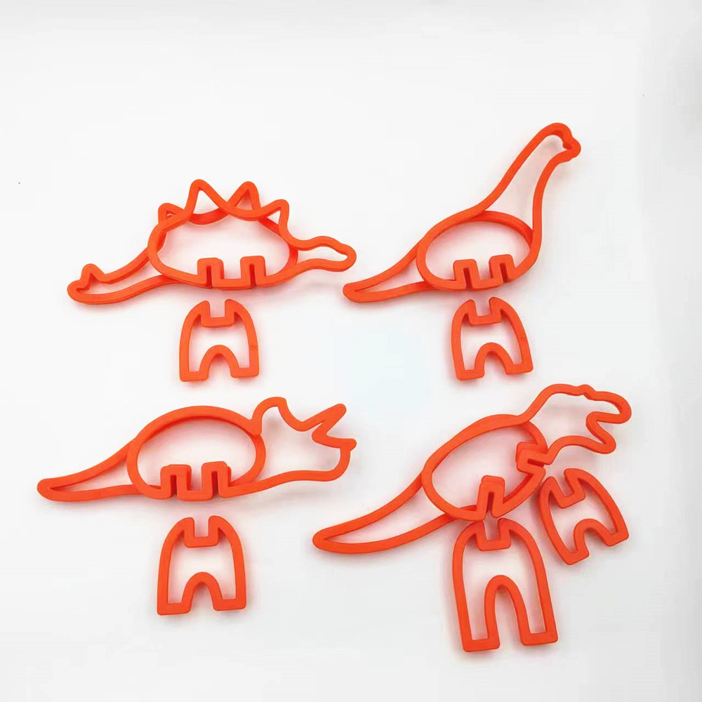 orange Dinosaur Set