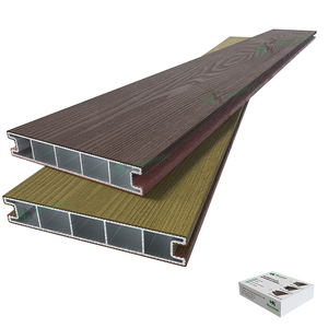 Hiện đại chống ăn mòn Composite nhôm decking bảo trì thấp phẳng Hội Đồng Quản Trị cho trong nhà và ngoài trời sử dụng chống trượt thiết kế - Product Image 1