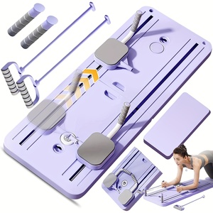 Foldable Pilates Reformer Board <strong>AB</strong> <strong>Exercise</strong> Training Machine Pilates Board Roller <strong>Total</strong> Core Fitness Equipment