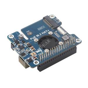 Chipboard Raspberry Pi 5 Poe Hat, supporta Pcie to M.2 adattatore con funzione Poe e protocollo Nvme M.2 allo stato solido Drive - Product Image 3