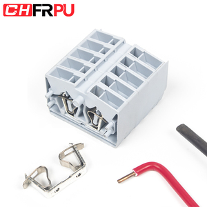 Compact Design Two-Conductor <strong>Spring</strong> <strong>Terminal</strong> <strong>Block</strong> Cage Termination Clamp for Efficient <strong>Connections</strong> - Product Image 5