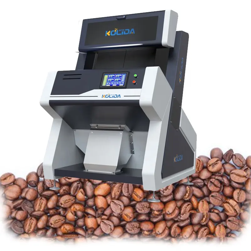 CCD kahve çekirdeği renk sıralama makinesi optik yeşil kahve renk sıralama makinesi
