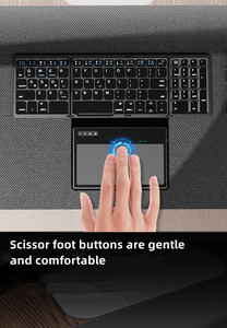 Teclado universal mini BT 5,1 81 teclas para Tablet PC teléfono BO55 teclado inalámbrico portátil - Product Image 3