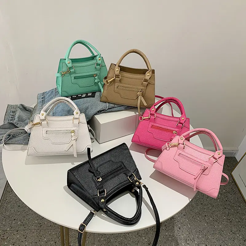 Ucuz şeker renk çanta kadın çantaları ünlü markalar omuz çantaları bayan cüzdanları ve çanta
