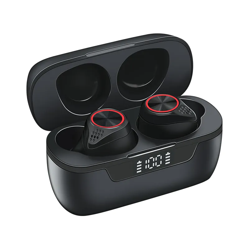 2021 factory price wireless waterproof earphones earbuds with microphone for phone sport cordless headphones headset