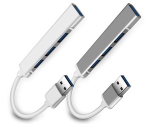 Mini USB 3.0 Hub Aluminum Alloy High-speed Transmission 4 Ports USB Docking Station 2.0 Splitter for Mouse USB Disk Game Console - Product Image 2