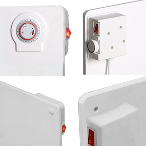 Çift aşırı ısınmış koruma güvenle kullanın 600*800 550 W 24 saat zamanlayıcı termostat duvar nazik konvektör seramik panel ısıtıcı - Product Image 2