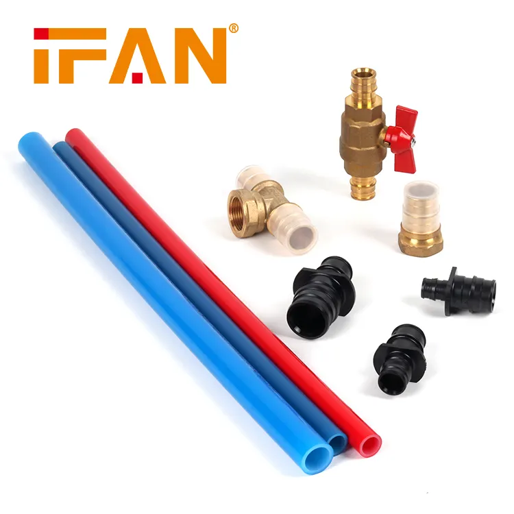 Ifan ท่อ PEX-A แรงดันสูงท่อประปา1/8 "-2" ท่อความร้อนพื้นสีขาวท่อ PEX ท่อสำหรับน้ำประปา