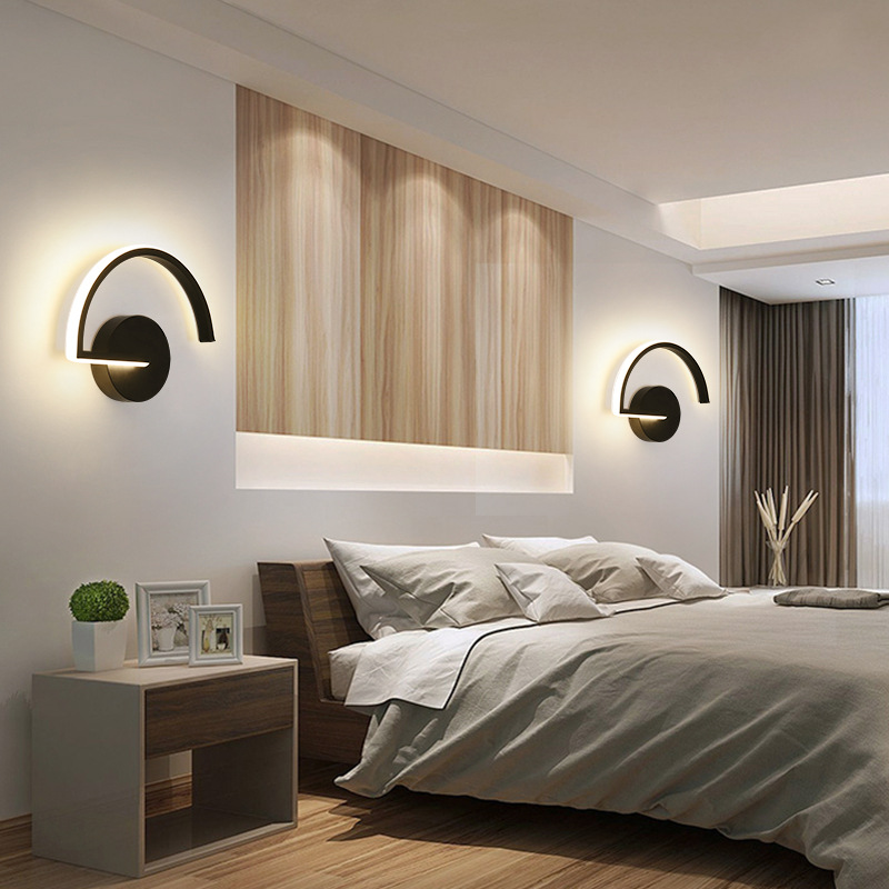 Moderne minimaliste cuivre applique américaine allée couloir chambre chevet étude lampe nordique créatif LED miroir lumière meubles