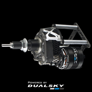Dualsky CRS4000双支柱同轴动力系统F3A遥控同轴副轴航空航天飞机