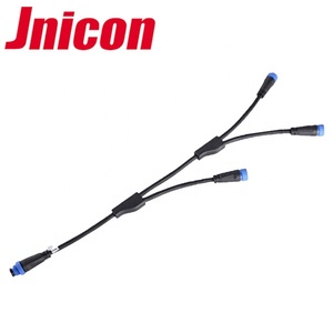 Y Splitter M15 2 Pin 3pin Cable 3 <strong>Output</strong> IP68 Waterpropf <strong>Connector</strong> One <strong>Input</strong> Three <strong>Output</strong> - Product Image 5