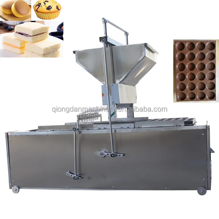 Máquina automática para cupcakes, línea de producción de pasteles, rellenadora de crema